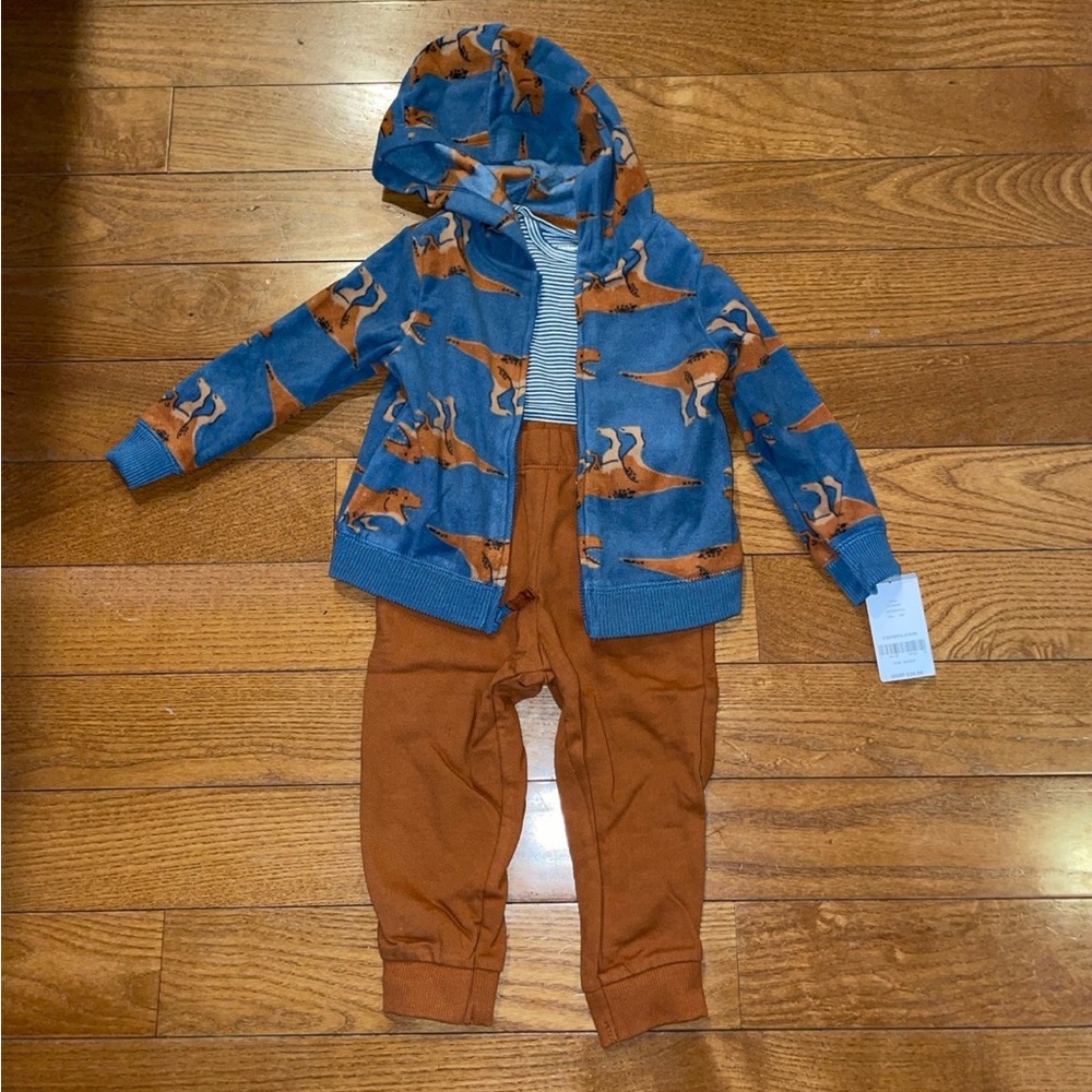 Carter’s Dinosaur Hoodie and Pants Set
